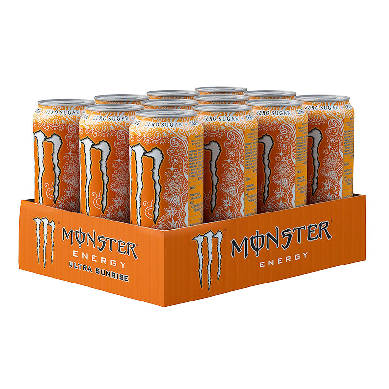 Monster Energy Zero Sugar 473ml Ultra Sunrise 12 Pack Box