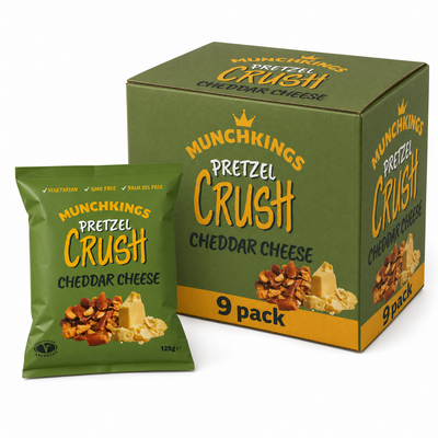 Munchkings Pretzels Cheddar Cheese Box