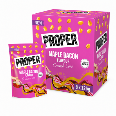Proper Maple Bacon Crunch Corn 125g Box