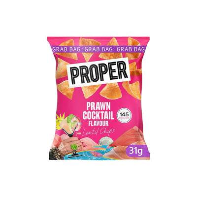 Proper Prawn Cocktail Lentil Chips 30g Box