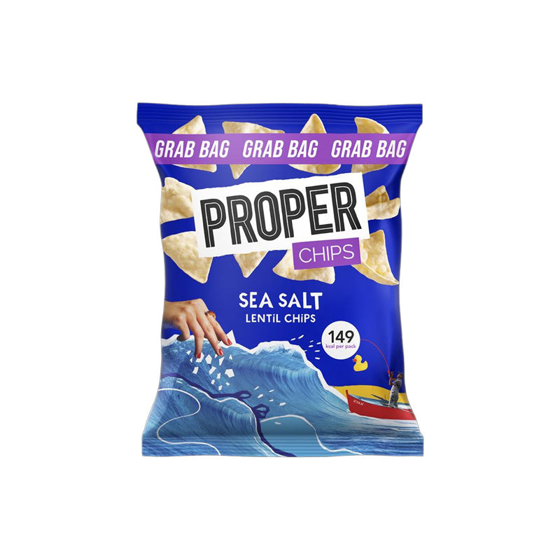 Proper Sea Salt Lentil Chips 31g Box