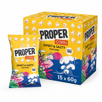 Proper Sweet & Salty Popcorn 60g Box
