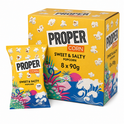 Proper Sweet & Salty Popcorn 90g Box