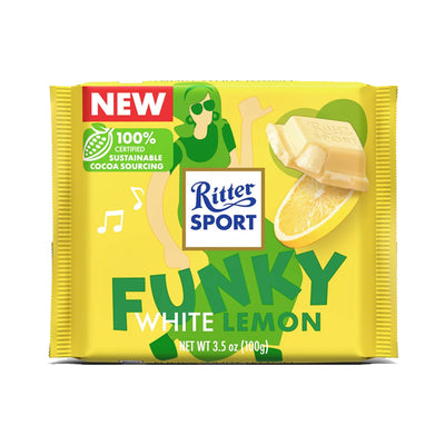 Ritter Sport 100g Funky White and Lemon Box
