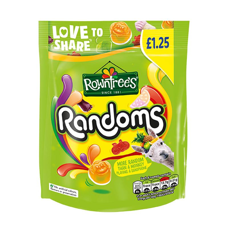 Rowntrees Randoms Pouch Bag 120g Box