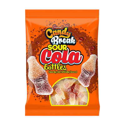 Candy Break Sour Cola Bottles 4oz Box