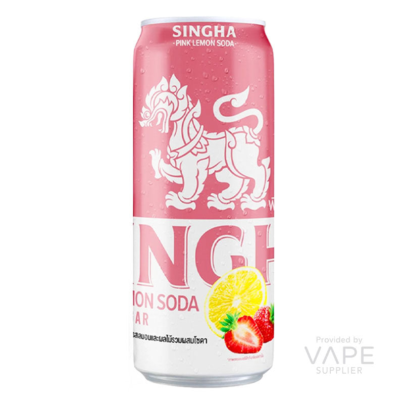Singha Soda Water 330ml Pink Lemon Box