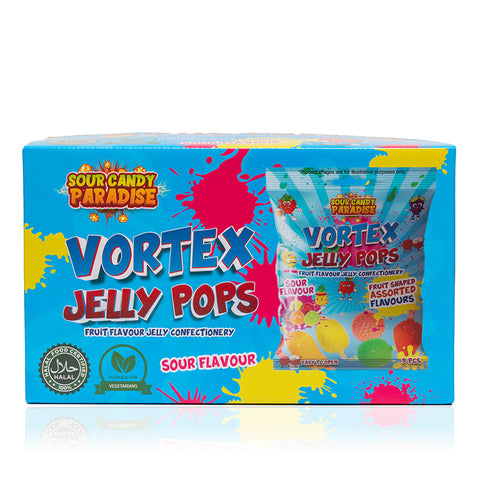 Candy Paradise (Halal) 315g Vortex Jelly Pops Sour Box