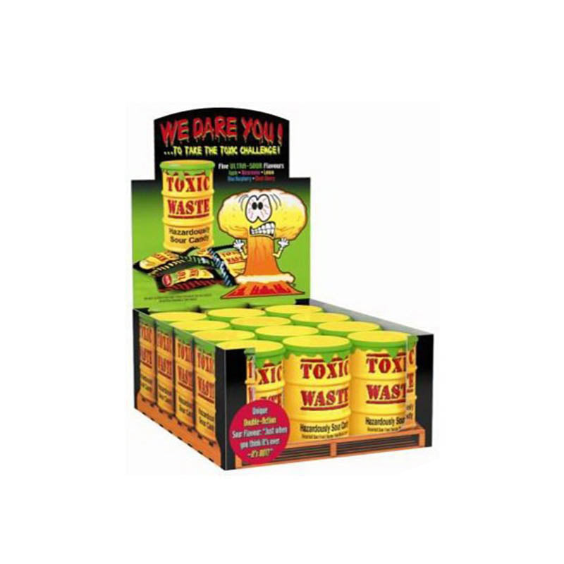 Toxic Waste Original Yellow Drum 12 Pack x 42g