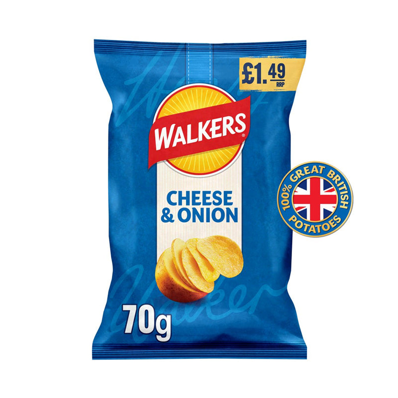 Walkers 70g Cheese & Onion Box