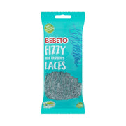 Bebeto Fizzy Blue Raspberry Laces 140g