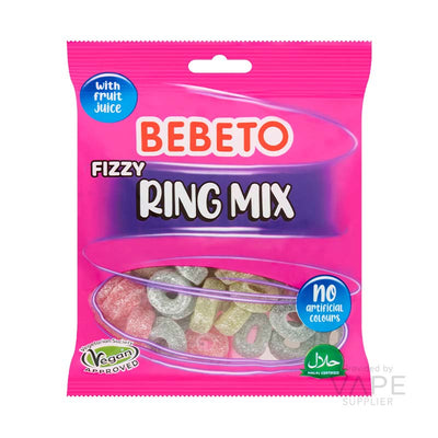 Bebeto Fizzy Ring Mix 150g
