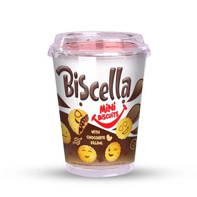 Biscella Mini Chocolate Filled Biscuits 125g
