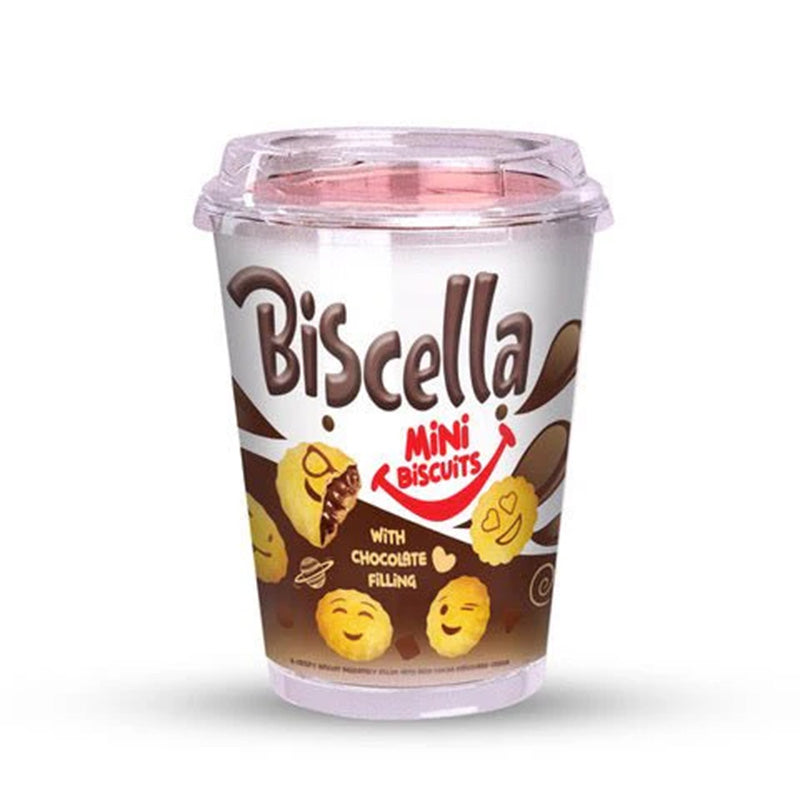 Biscella Mini Chocolate Filled Biscuits 125g