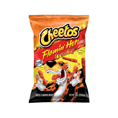 Cheetos 226g Crunchy Flamin Hot Box