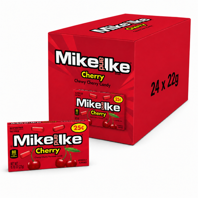 Mike & Ike Chgmkr Cherry 22g Box