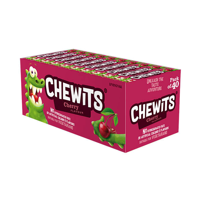 Chewits Cherry Stick Pack 40 x 30g
