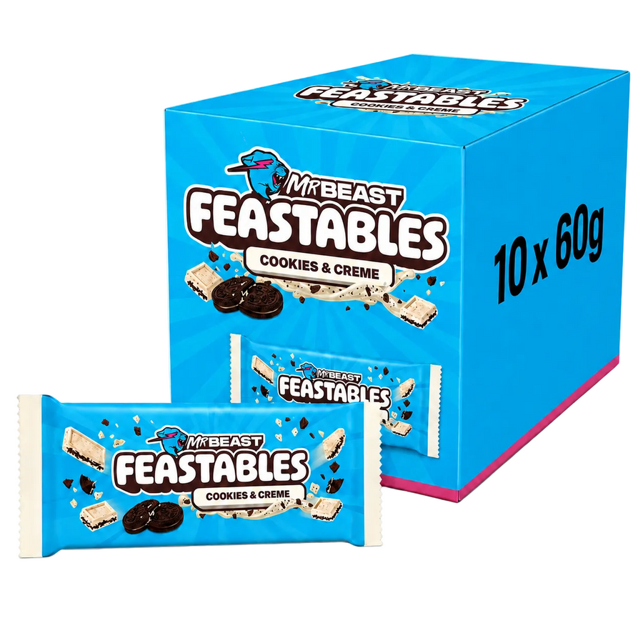 MrBeast Feastables Cookies n Creme 60g Box