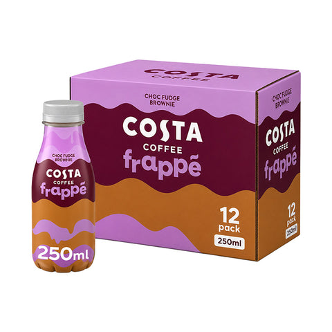 Costa Coffee Frappe 250ml Choc Fudge Brownie Box