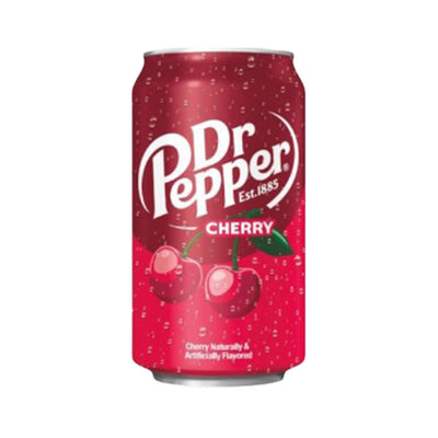 Dr Pepper Cherry 355ml USA LABELS RRP £1.99