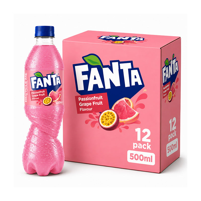 FANTA (Chinese) 500ml Passion Fruit Grape Fruit Box