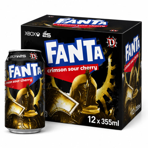 Fanta Crimson Sour Cherry 355ml USA Box