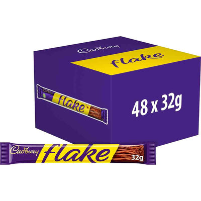 Cadbury Flake Chocolate Bar 32g Box