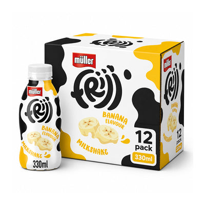 Muller Frijj Milkshake 330ml Banana Box