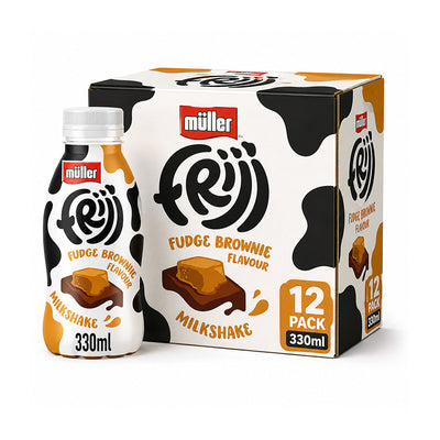 Muller Frijj Milkshake 330ml Fudge Brownie Box