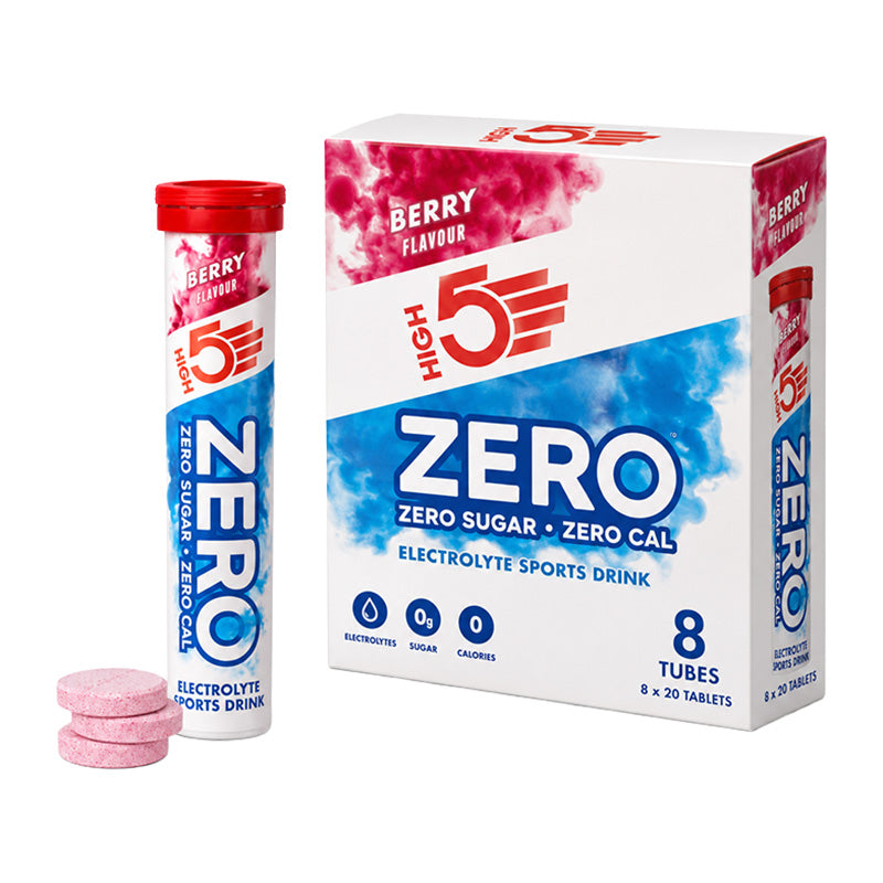 High 5 Zero Active Hydration Berry 20 Tablet Tube Box