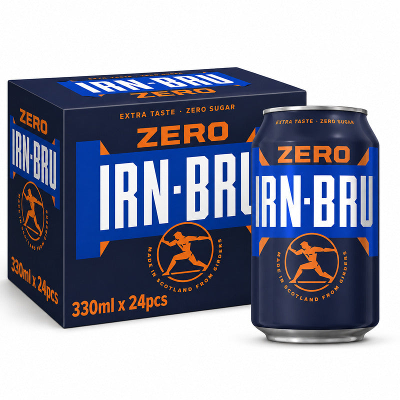 IRN-BRU 330ml Zero Box