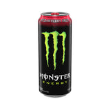 Monster Energy Strawberry Shot (16oz) Box can featuring vibrant strawberry flavor and bold design.
