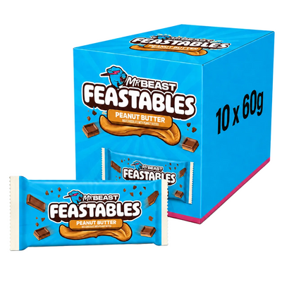 MrBeast Feastables Peanut Butter 60g Box