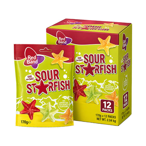 Red band 170g Sour Starfish Box