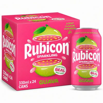 Rubicon Sparkling 330ml Guava Box