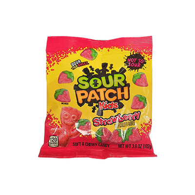 Sour Patch Kids Strawberry Peg Bag 101g Box