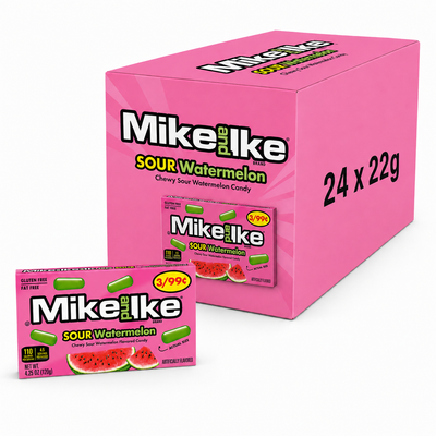 Mike & Ike Chgmkr Watermelon 22g Box