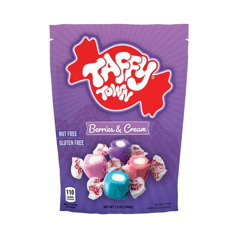 Taffy Town Peg Bag 99g Berries and Cream Box