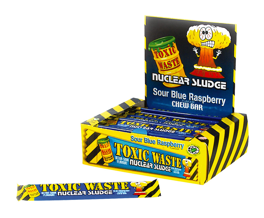 Toxic Waste Blue Raspberry Chew Bar 20g Box