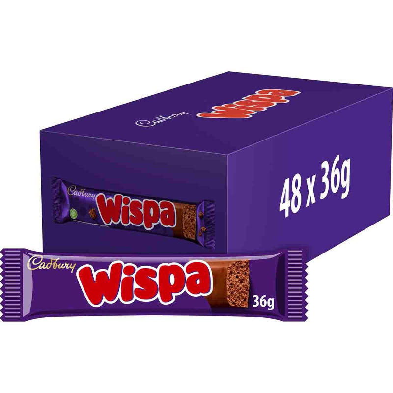 Cadbury Wispa Chocolate Bar 36g Box